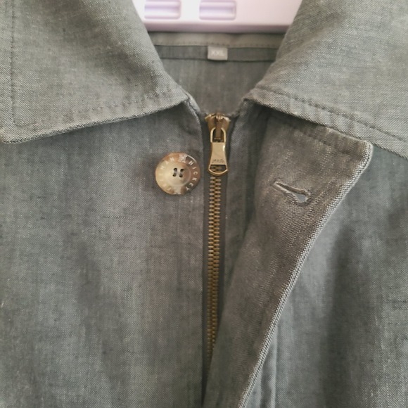 HICKEY FREEMAN 100% Linen Storm‎ System Zip Front Anorak Jacket Men's XXL - Picture 5 of 16